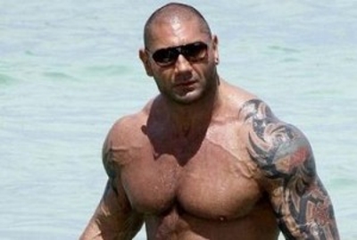 Batista has numerous tattoos,